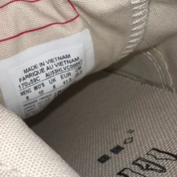 Converse Chuck 70 Low Tri-Panel Three Color Canvas Sneakers women’s 10 / men’s 8 - Picture 9 of 10